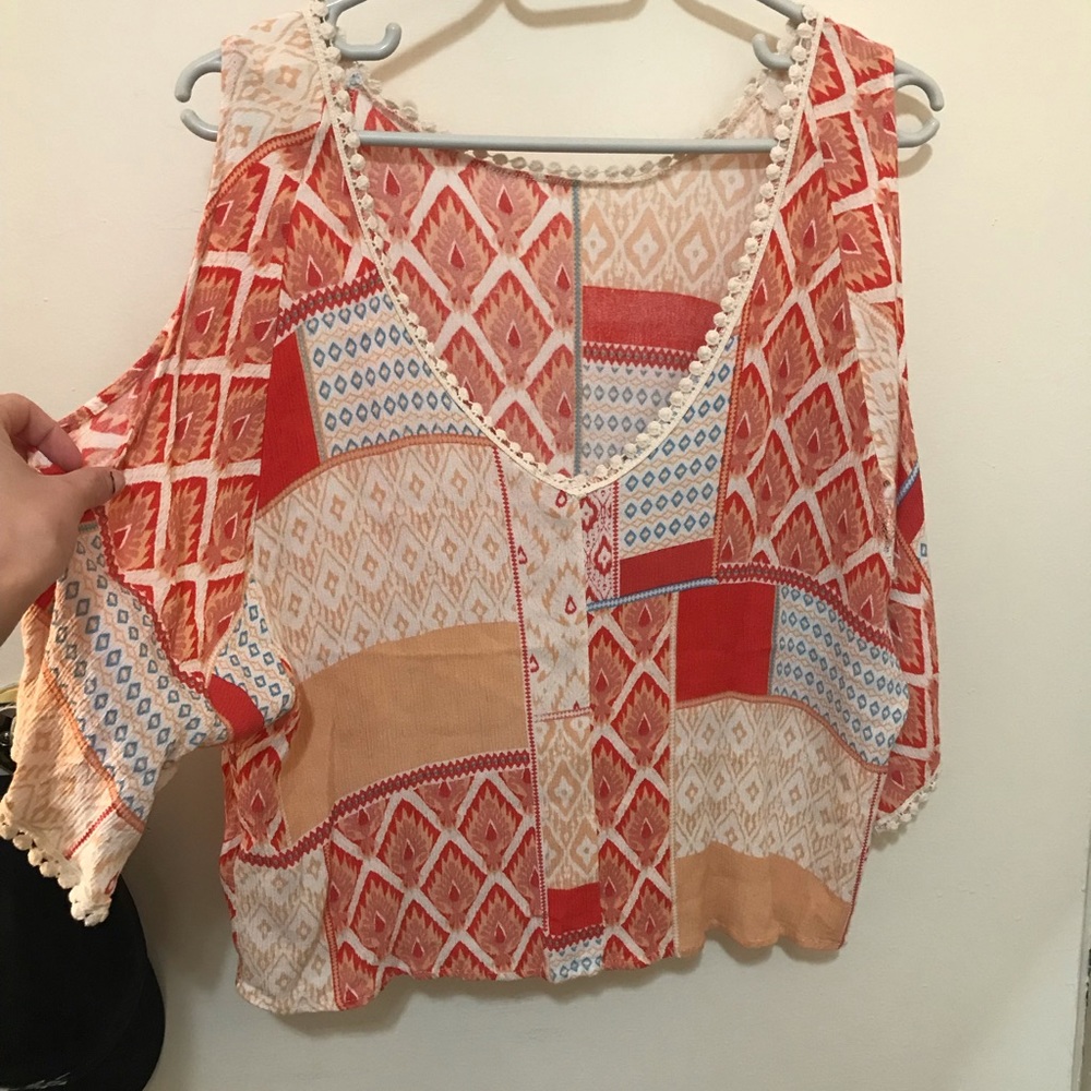 Super cute colorful top from boutique in LA